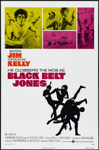 Black Belt Jones Movie Poster Print featuring Jim Kelly and Gloria Hendry.