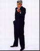 Jay Leno pointing in navy suit photo print.