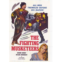 Fighting Musketeers Movie Poster Print 27x40 - Cinematic Art