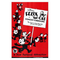 Felix the Cat movie poster 11x17 - vintage animation art