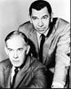 Black and white photo print of Harry Morgan and Jack Webb in Dragnet 1967