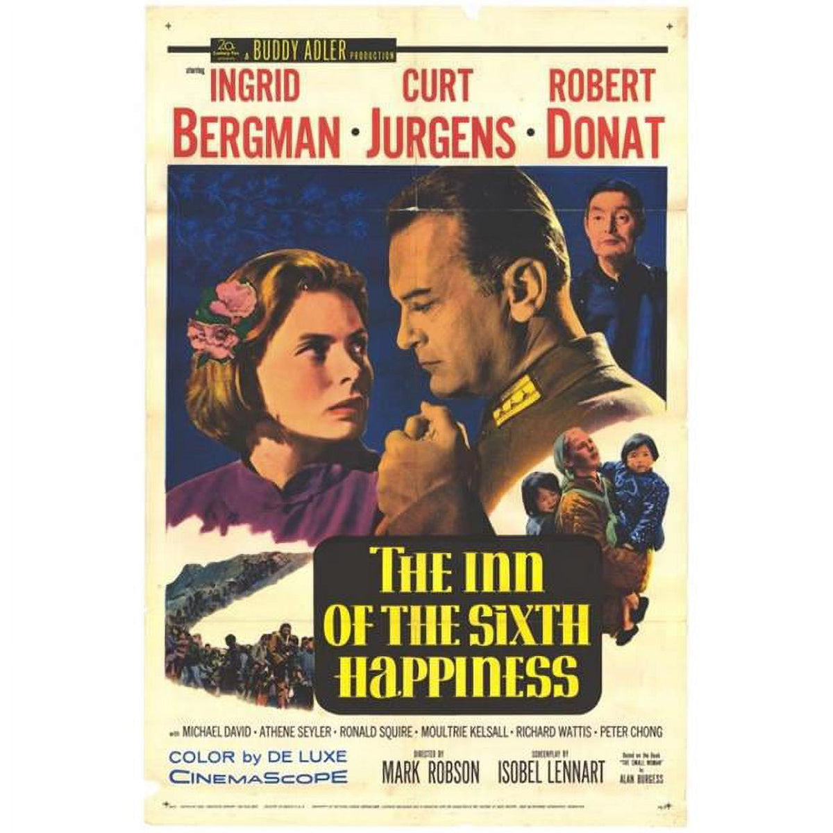 'The Inn of the Sixth Happiness' movie poster print in 27x40 size