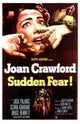 Sudden Fear movie poster print in 11x17 size, classic film art.