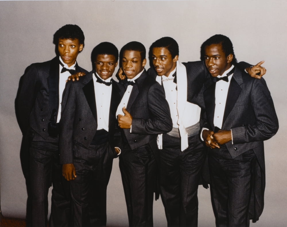 Bobby Brown group portrait photo print in formal wear