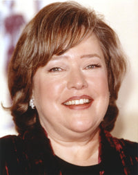 Kathy Bates smiling in a formal outfit photo print