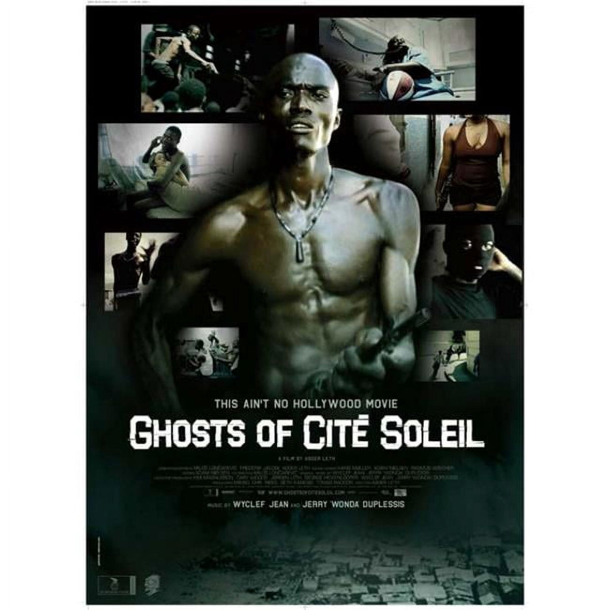 Ghosts of Cite Soleil movie poster print, 27x40 inches, vibrant art.