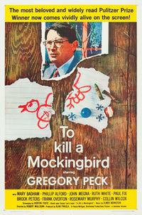 To Kill A Mockingbird Movie Masterprint Poster featuring Gregory Peck, 11x17