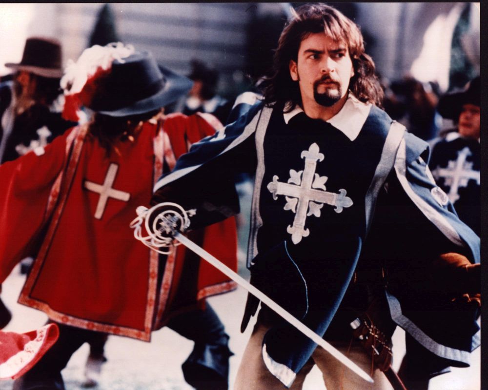 Charlie Sheen as D'Artagnan in The Three Musketeers photo print