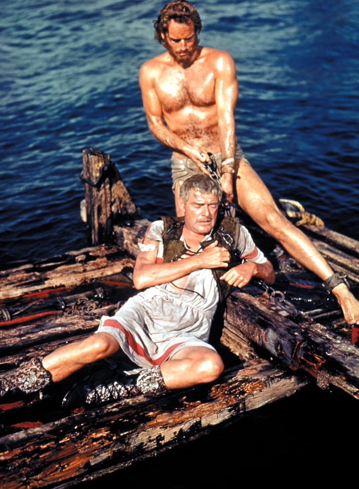 Ben-Hur Movie Photo Print showcasing iconic scenes from the film.