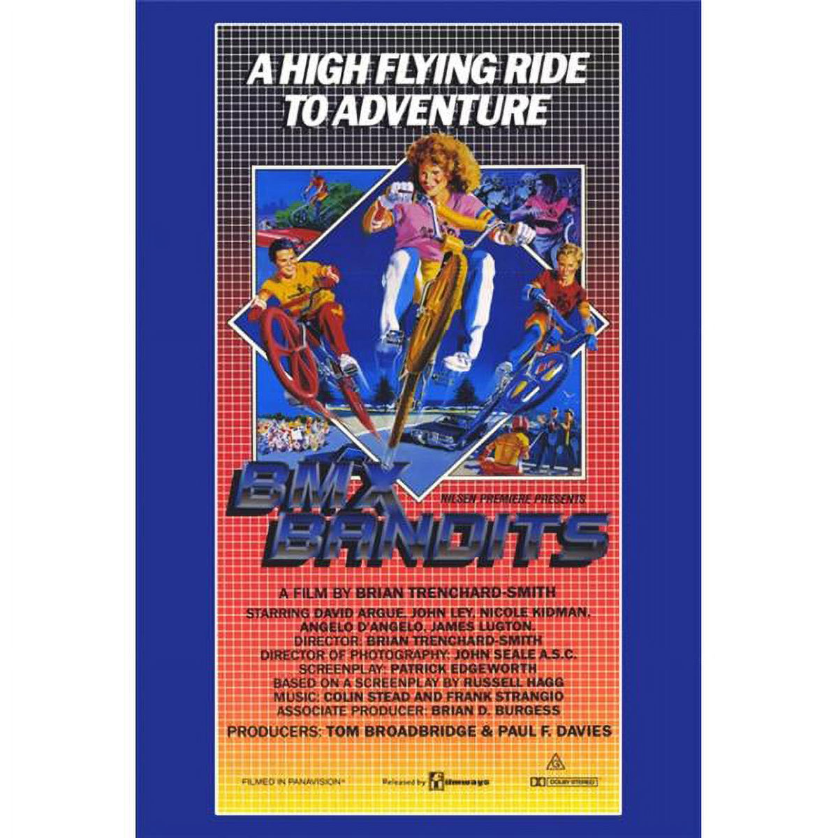 BMX Bandits Movie Poster Print - 27x40 inch artwork.