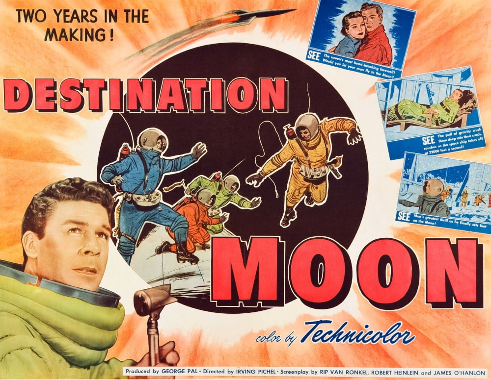 Destination Moon Left Movie Masterprint Poster by John Archer - 14x11