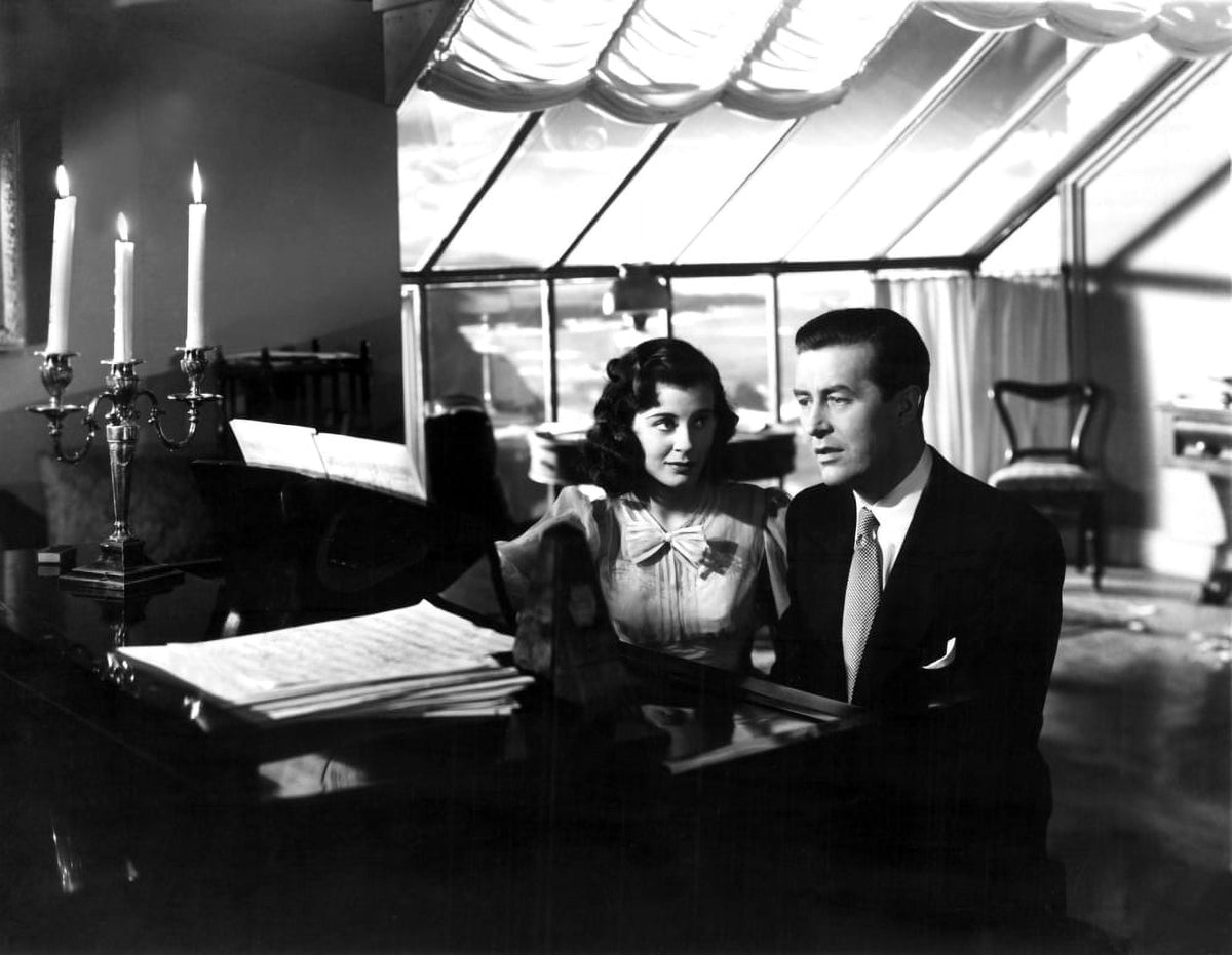 The Uninvited movie photo print featuring Gail Russell and Ray Milland