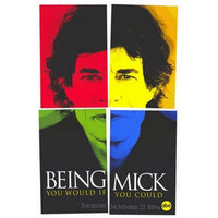 Being Mick movie poster in 11x17 size showcasing rock and roll history.
