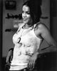 Black and white photo print of Michelle Rodriguez in Fast & Furious