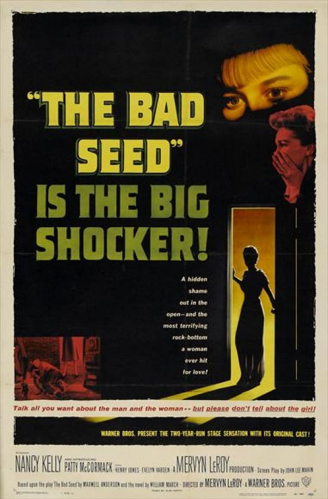 The Bad Seed movie poster print in 11x17 size.