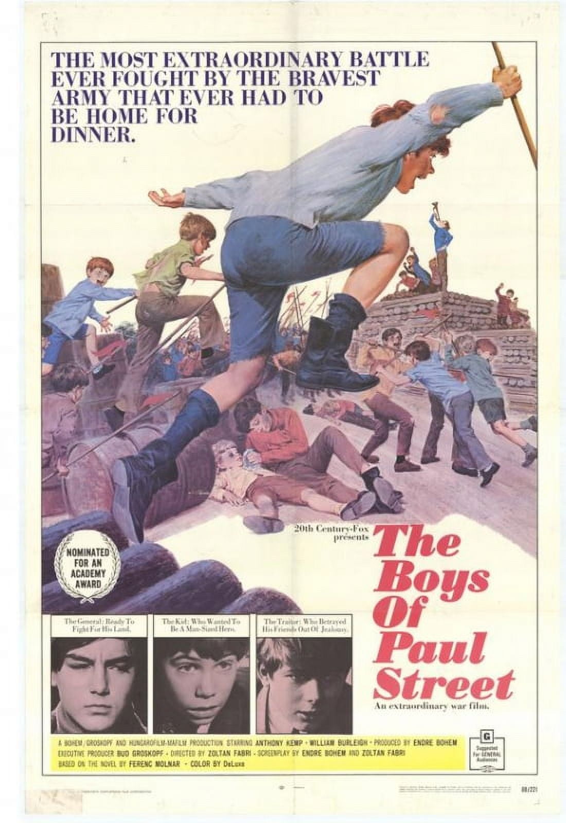 Boys of Paul Street Movie Poster 11x17 print