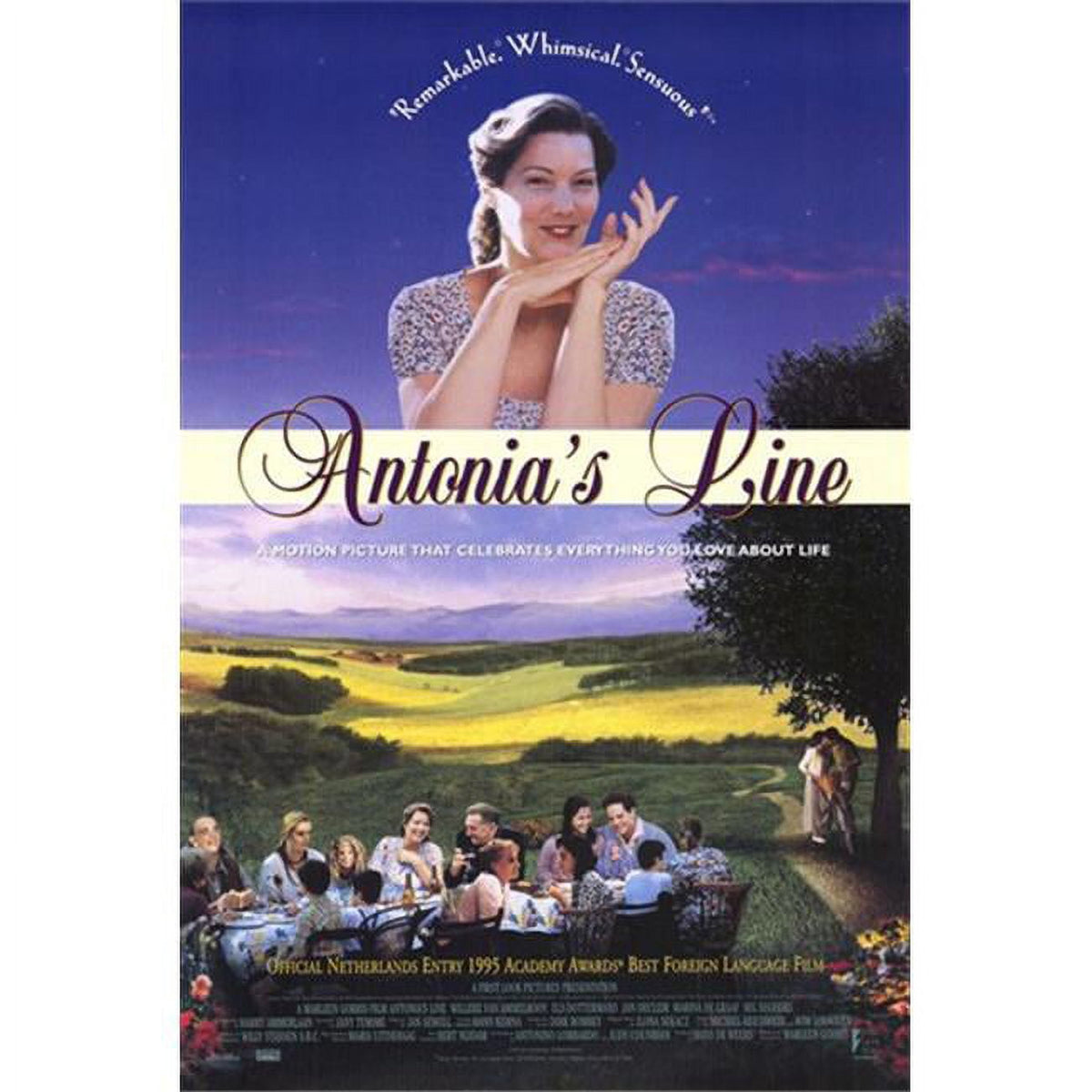 Antonia's Line Movie Poster 11x17 print showcasing cinematic art.