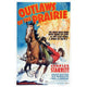 Outlaws of the Prairie movie masterprint poster featuring Charles Starrett, 1937.