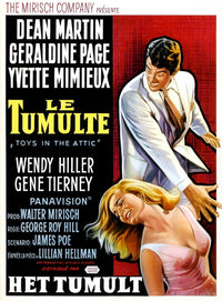 Toys In The Attic (1963) movie masterprint poster featuring Dean Martin and Yvette Mimieux