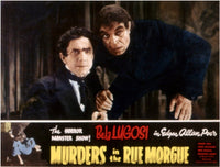 Murders in the Rue Morgue movie poster print featuring Bela Lugosi and Noble Johnson