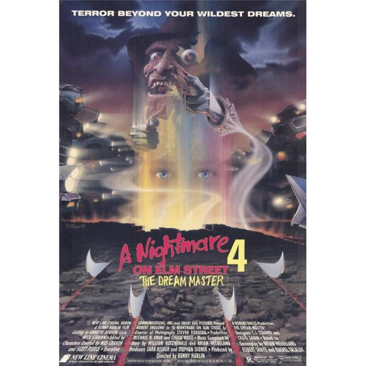 A Nightmare on Elm Street 4 Dream Master Movie Poster Print