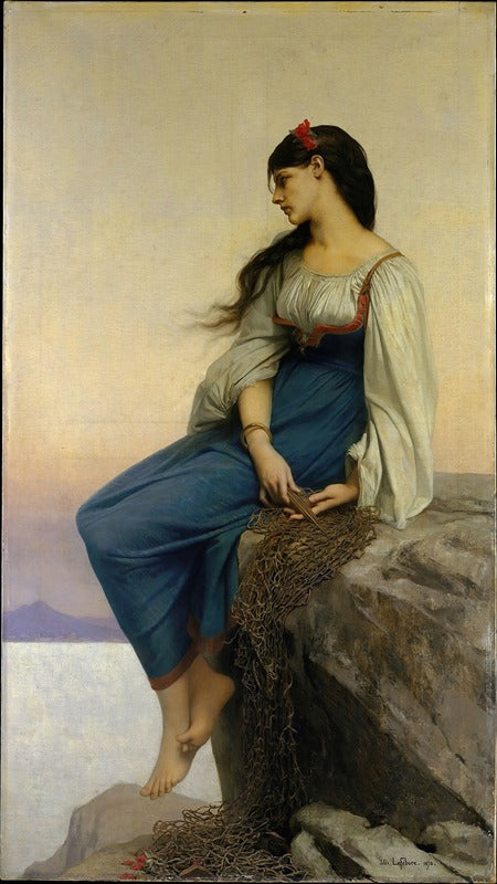 Graziella art print by Jules Joseph Lefebvre showcasing elegance and charm.