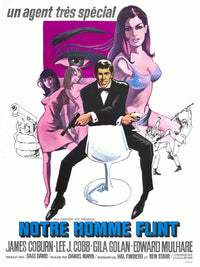 Our Man Flint movie poster featuring James Coburn from 1966.