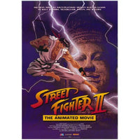 Street Fighter II Movie Poster Print 27x40 featuring iconic characters.