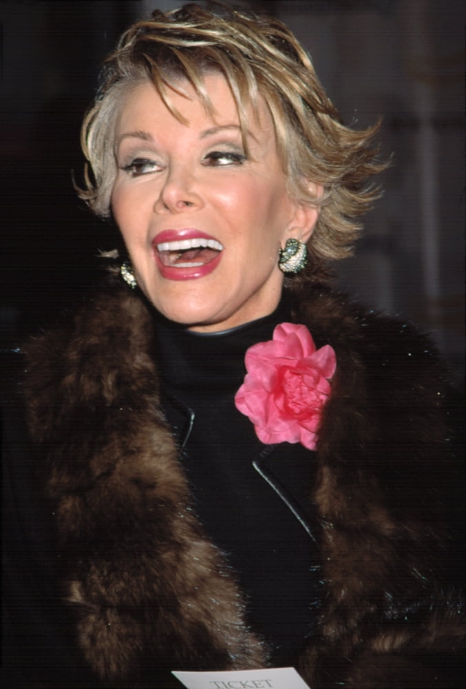 Joan Rivers at Michael J. Fox Foundation Benefit Print by Cj Contino