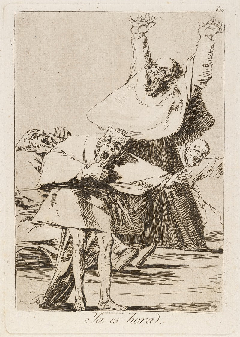 Ya es hora. (It is time.) Poster Print by Francisco de Goya, available at Posterazzi