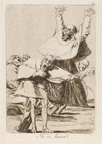 Ya es hora. (It is time.) Poster Print by Francisco de Goya, available at Posterazzi