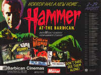 Hammer Film Productions Limited Movie Poster 11x17