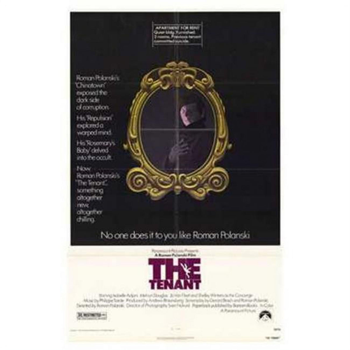 The Tenant Movie Poster 11 x 17 print showcasing classic film art.