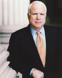 John McCain posed in tuxedo portrait photo print