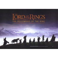 The Fellowship of the Ring movie poster - Style I, 17x11 inches.