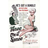 Three On a Spree Movie Poster Print 27x40