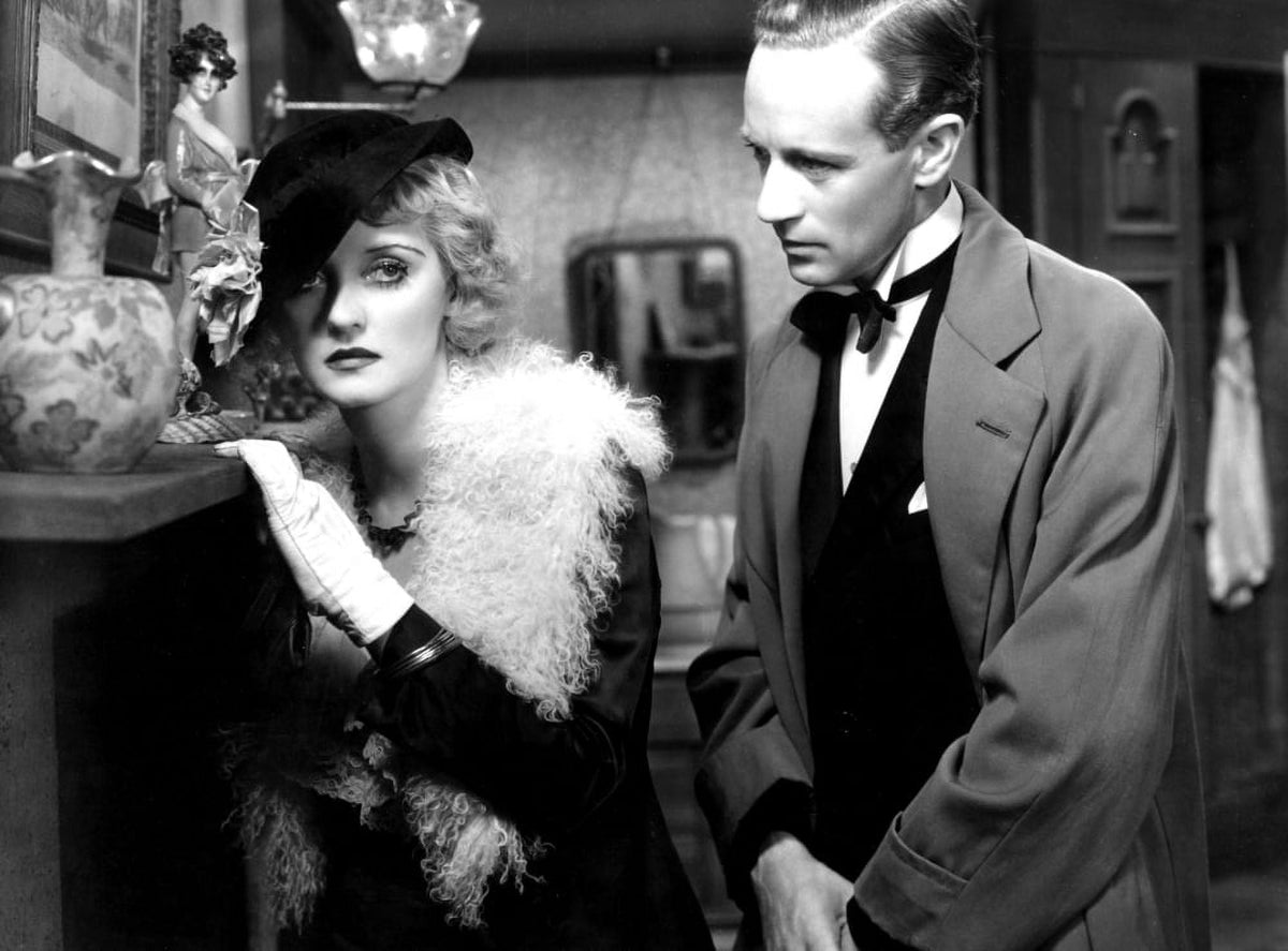 Human Bondage photo print featuring Bette Davis and Leslie Howard from the 1934 film.