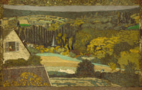 Window Overlooking the Woods Fine Art Poster Print by Édouard Vuillard