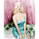 Diana Dors mid-1950s photo print, vintage Hollywood actress.