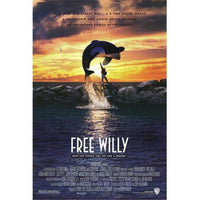 Free Willy Movie Poster 11x17 print showcasing a whale and boy.