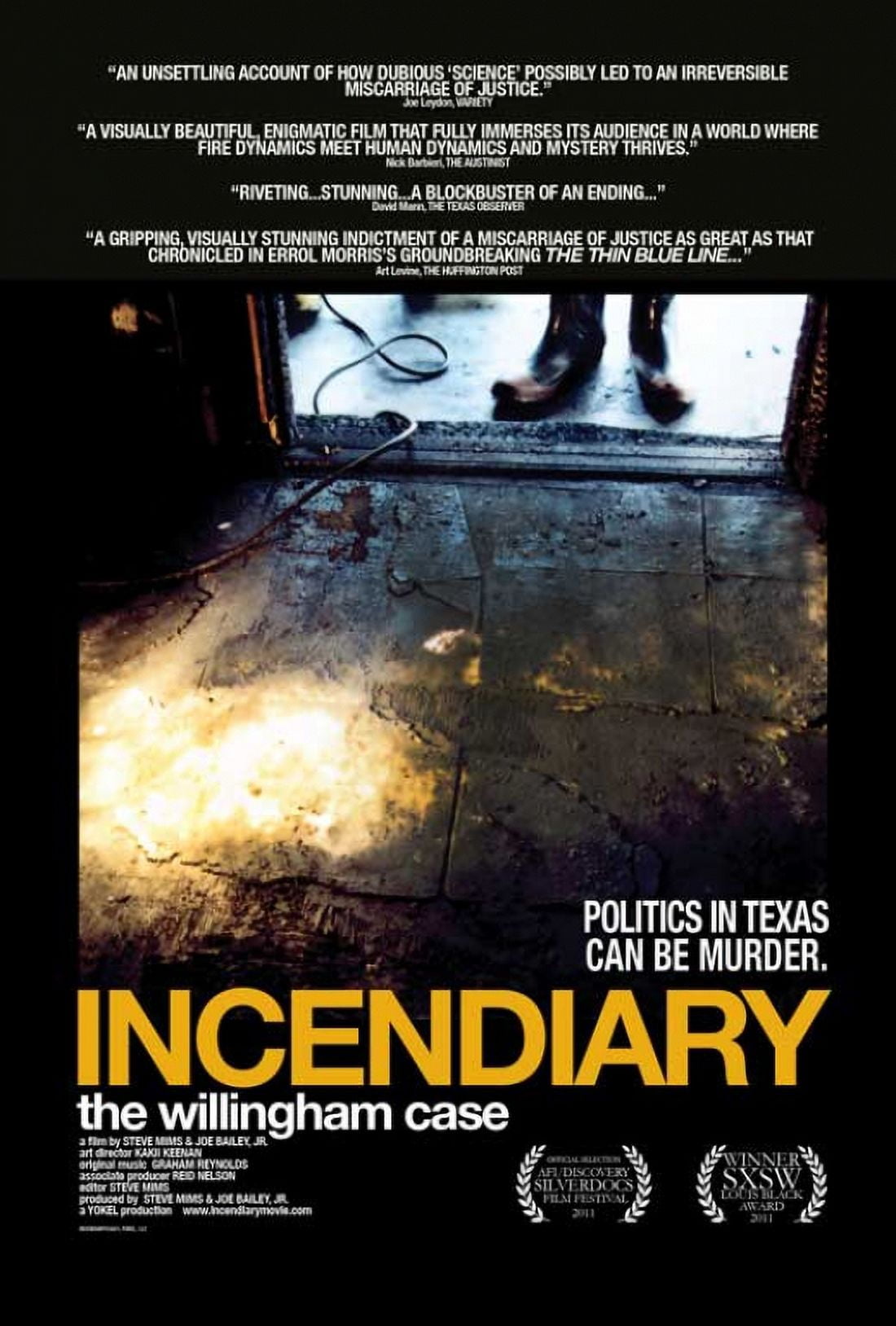 Incendiary The Willingham Case Movie Poster 11x17