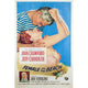 Female On The Beach movie poster print featuring Jeff Chandler, Joan Crawford, and Jan Sterling, 1955 classic film.