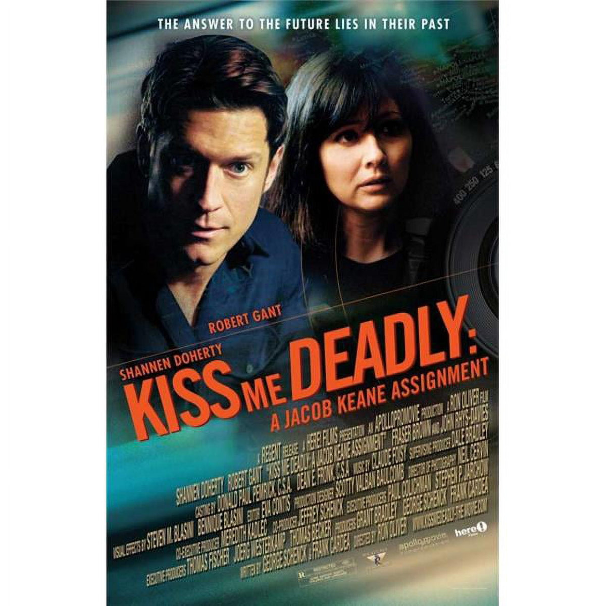 Kiss Me Deadly movie poster print in vibrant colors.