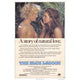 The Blue Lagoon Movie Poster Print - 27x40 inches