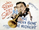 The Horn Blows At Midnight movie poster featuring Jack Benny, Alexis Smith, and Dolores Moran, 1945