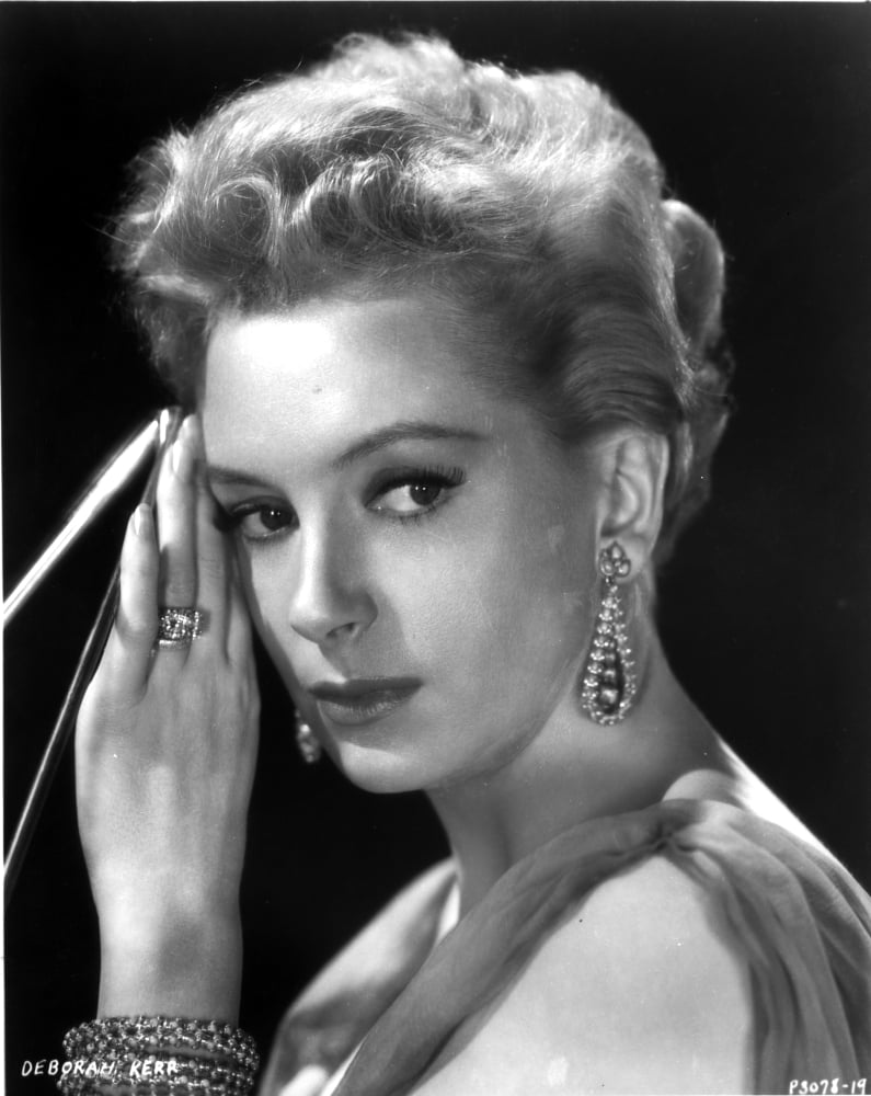 Portrait of Deborah Kerr photo print showcasing her elegance and charm.