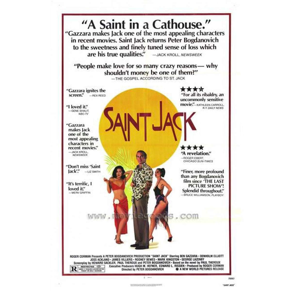 Saint Jack Movie Poster Print in 27 x 40 inches.