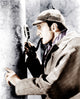 Basil Rathbone in The Adventures of Sherlock Holmes photo print