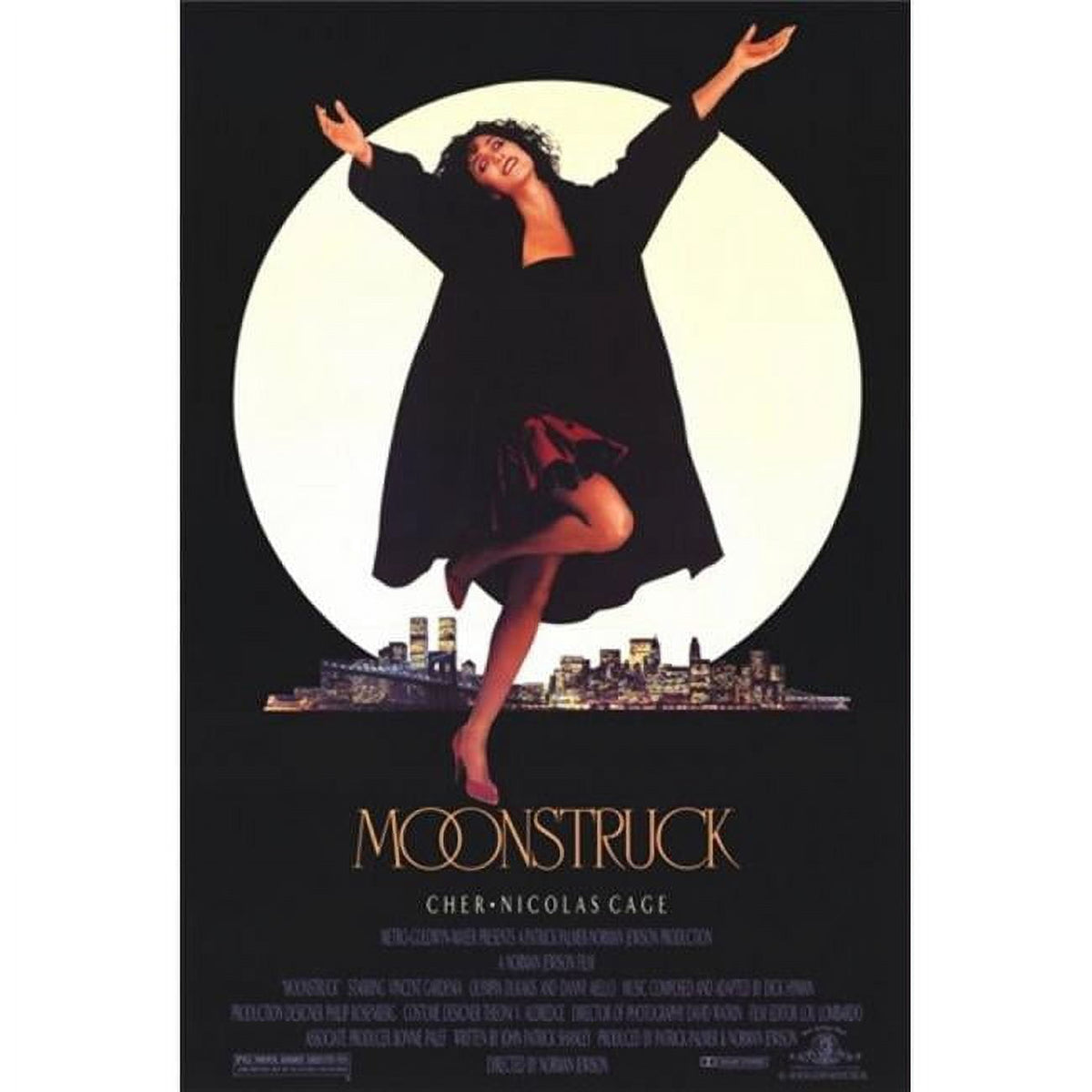 Moonstruck movie poster print 11x17 size