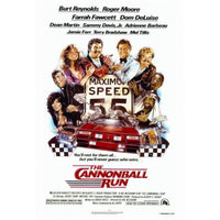 Cannonball Run Movie Poster Print - 27x40 size featuring classic film characters.